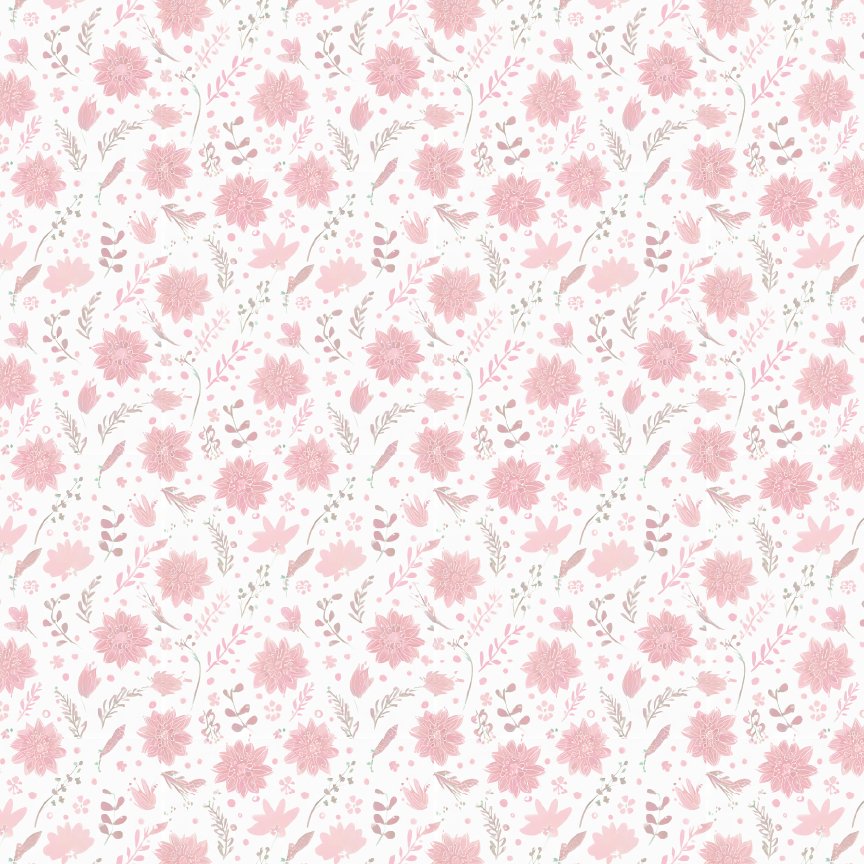 Blooming Pink Beauties Pattern Acrylic Sheets - CMB Pattern Acrylic